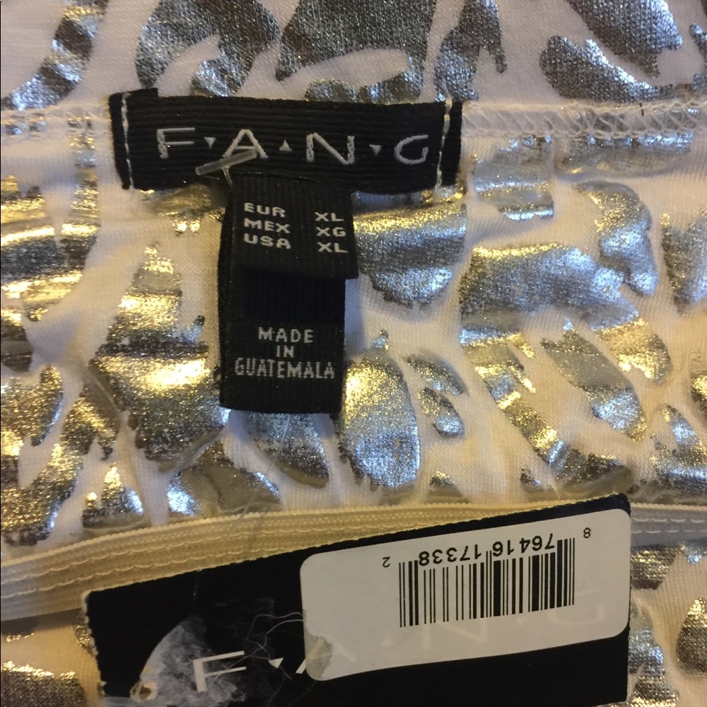 FANG Strapless silver tube top - Picture 6 of 6